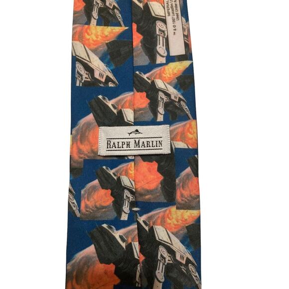 Ralph Marlin Star Wars Imperial At At Walker Vintage Necktie Novelty Polyester - Picture 4 of 7